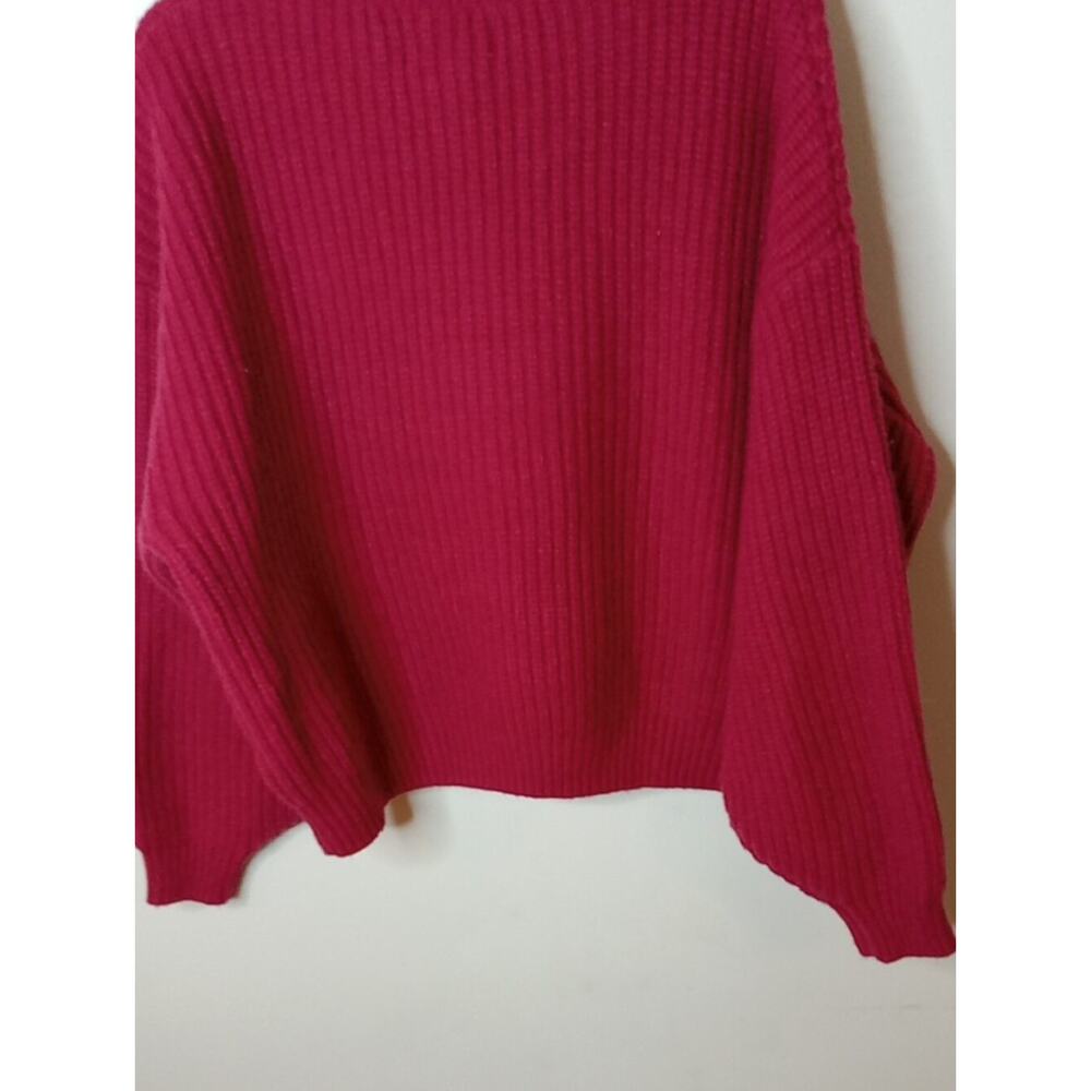 Maison Martin Margiela Boxy Ribbed Cardigan - Raspberry Size Medium - Picture 6 of 9